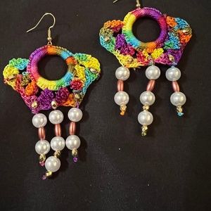 Crocheted Earrings (handmade)